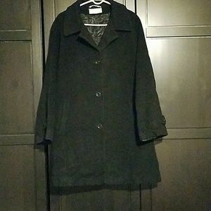 Larry Levine jacket coat lambswool and cashmere